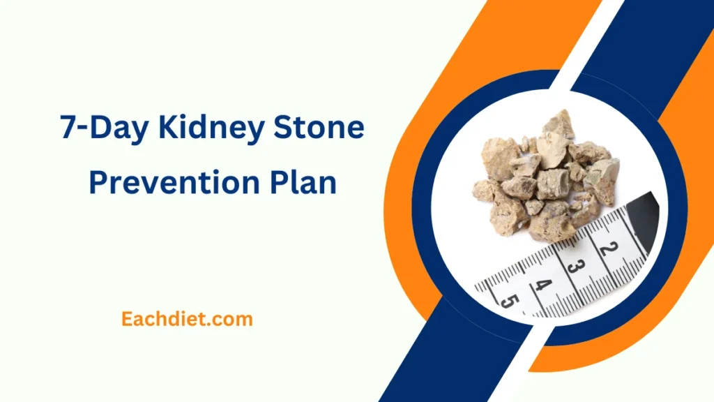 7-Day Kidney Stone Prevention Plan